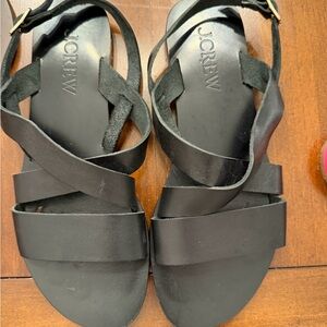 J. Crew Black Women's Sandals 7